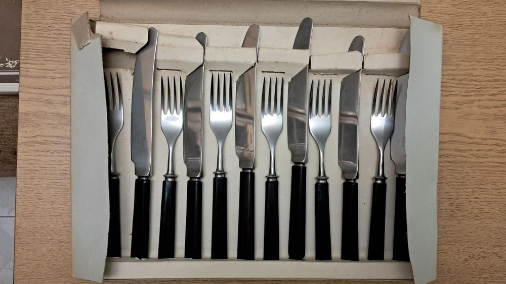 Комплект руски прибори за хранене 1974 г.