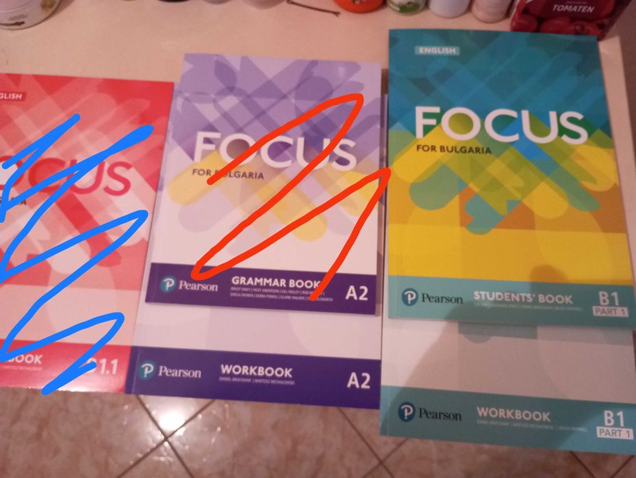 Тетрадки, Тестове и учебници по Английски език - Focus, Live beat и др