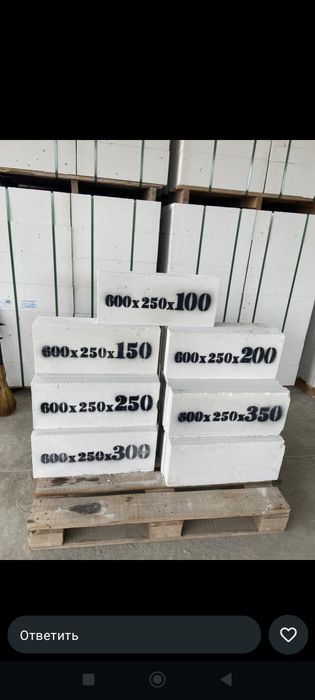 Сплитерных блоки газаблоки