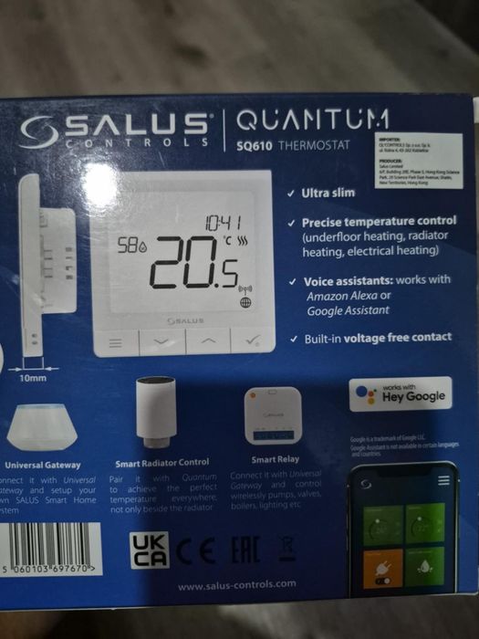 Termostat Salus SQ610(230V).