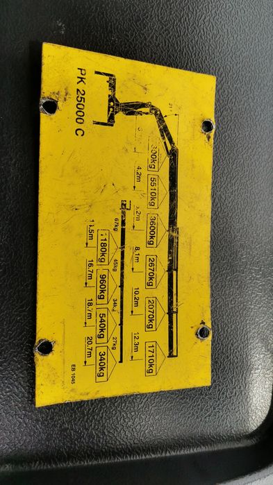 Продам установку кму Palfinger 25000 C