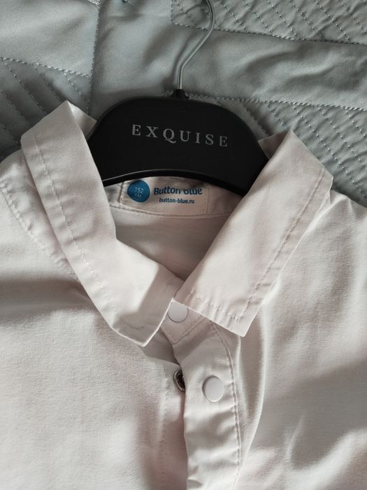 Рубашка на кнопках  мальчик 9 лет