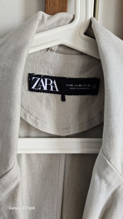 Зара сако лен ХС