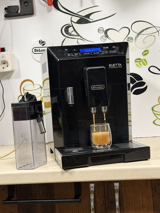 Кафемашина кафе автомат delonghi ELETTA с гаранция