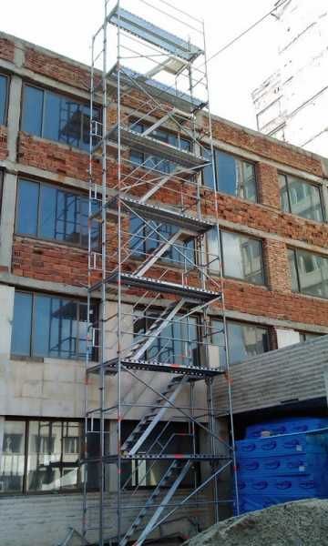 СКЕЛЕ под НАЕМ за Фасади --на Секции Рамково