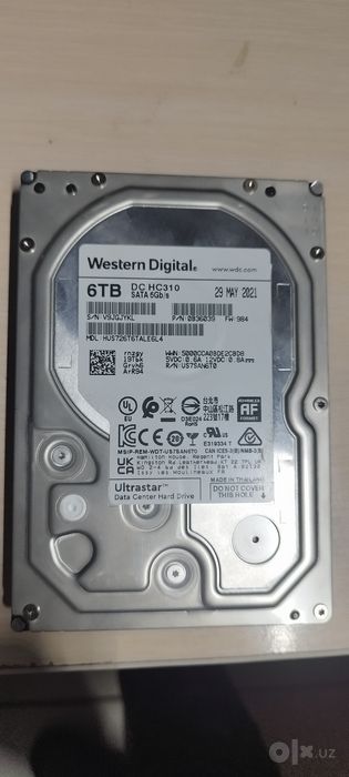 Продам  Серверный жесткий диск WD 6Tb