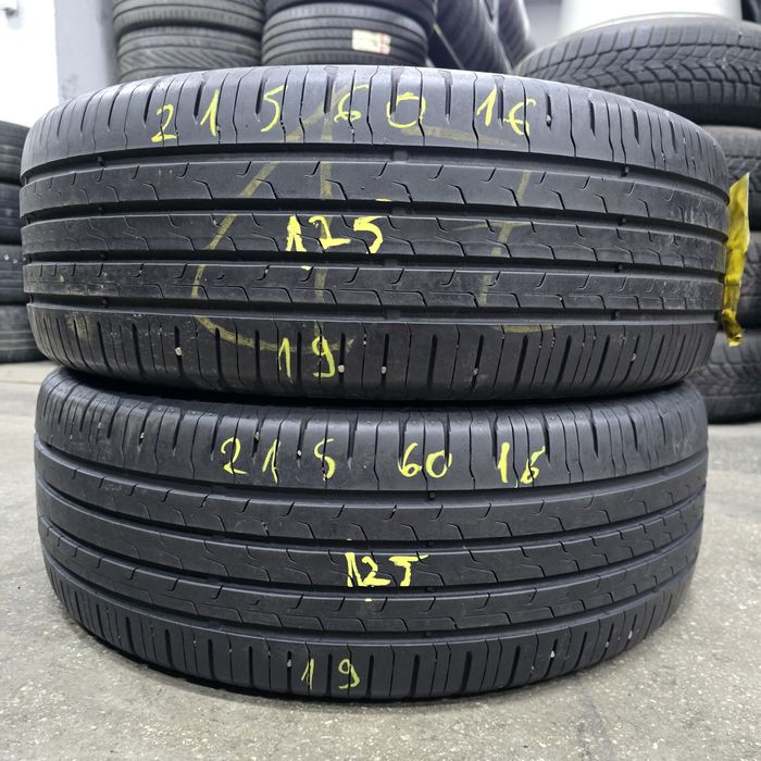 2x 215/60/16 VARA CONTINENTAL 2019 Stare excelentă