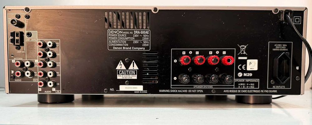 Denon DRA 500 AE amplificator statie stereo sunet sublim