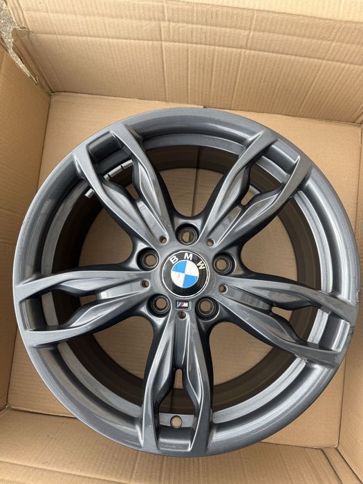 Jante Bmw seria 1 3 F20 F21 F30 F31 M436 negre OEM 7,5jx18is45 3 buc
