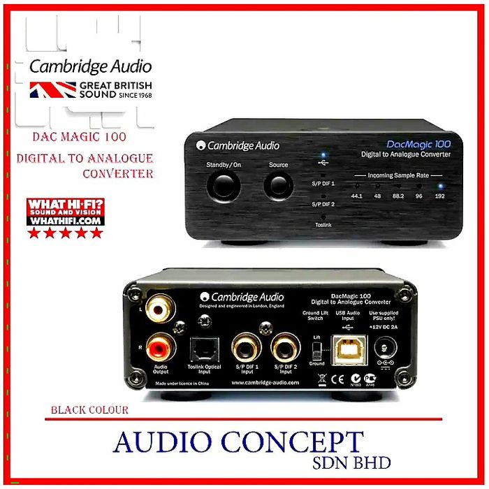 DAC*CAMBRIDGE AUDIO*DacMagic 100*HiFi*Convertor Digital-Analog*(chord