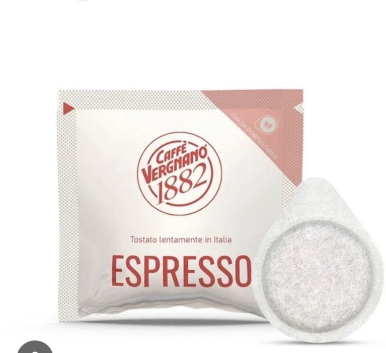 Vergnano pods 150бр. хартиени дози верняно