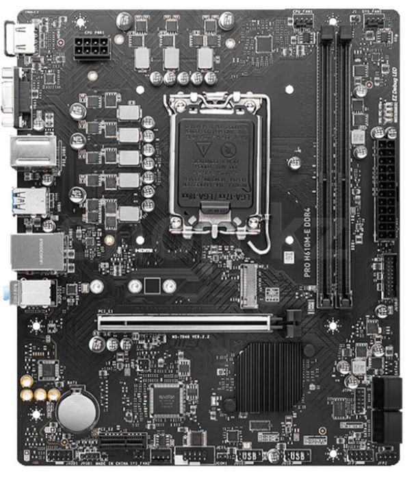 pro h610m-e ddr4