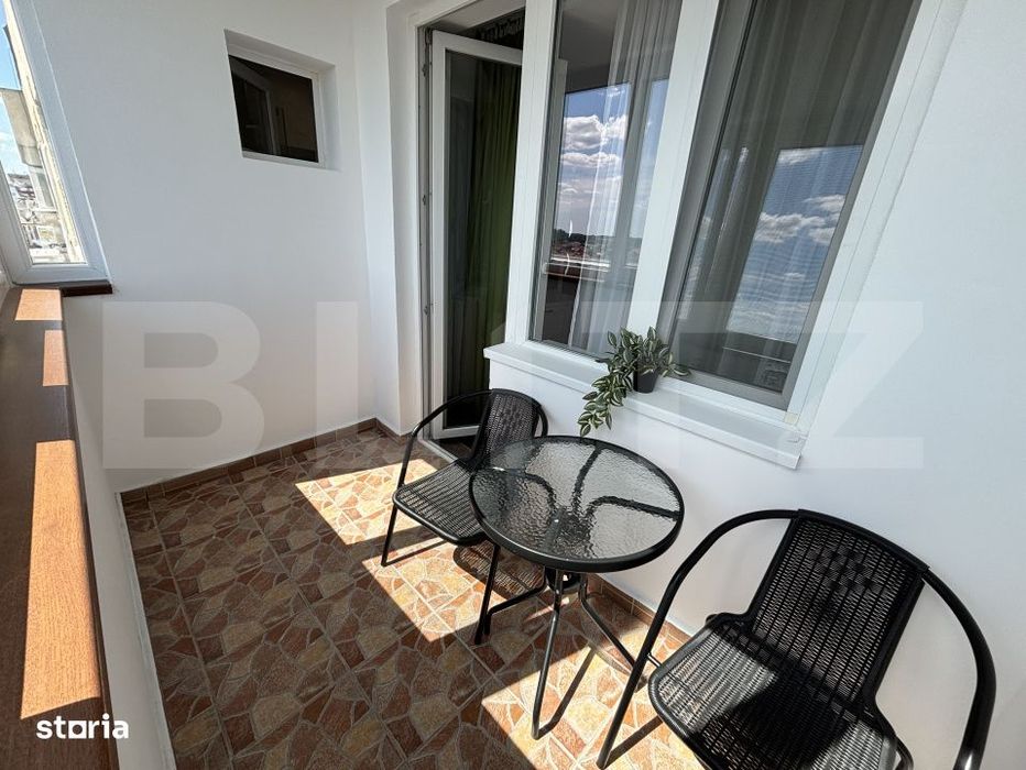 Apartament modern de inchiriat, 50 mp, complet mobilat si uitlat