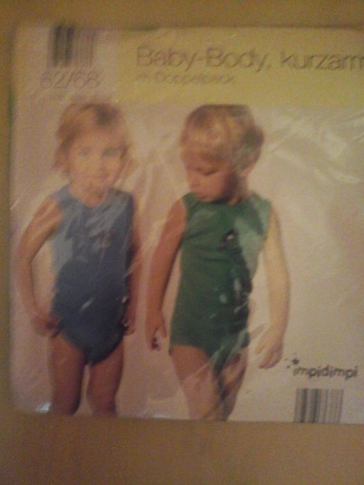 Нови бодита с къс ръкав - 2 броя, 80 (H&M) и 86-92, 62-68 (Лидл)