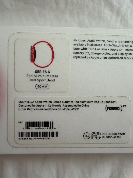 Apple watch series 6
