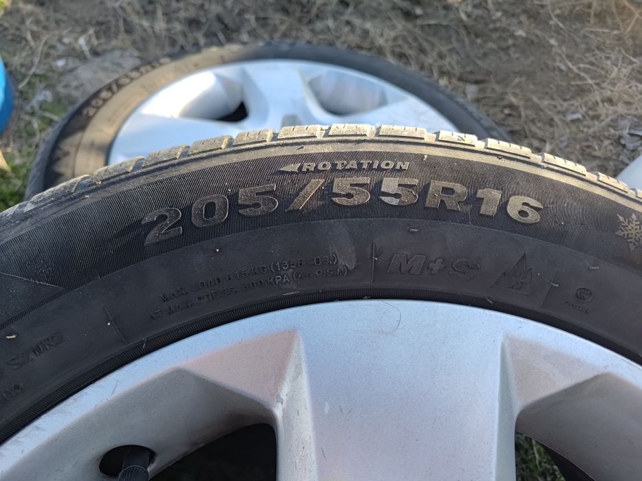 Гуми с железни джанти за Опел 205/55/16