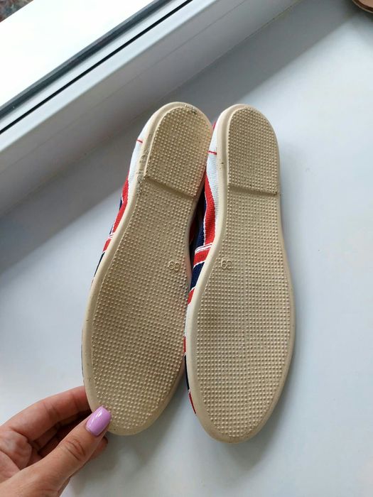 Эспадрильи ,новые,ткань текстиль