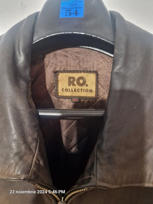 Geaca maro piele