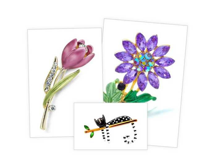 Vand magazin online automatizat de brose/bijuterii la cheie