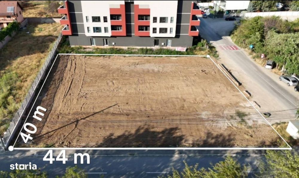 Teren intravilan, 1780 mp, 40 mp deschidere, toate utilitatile, Selgro