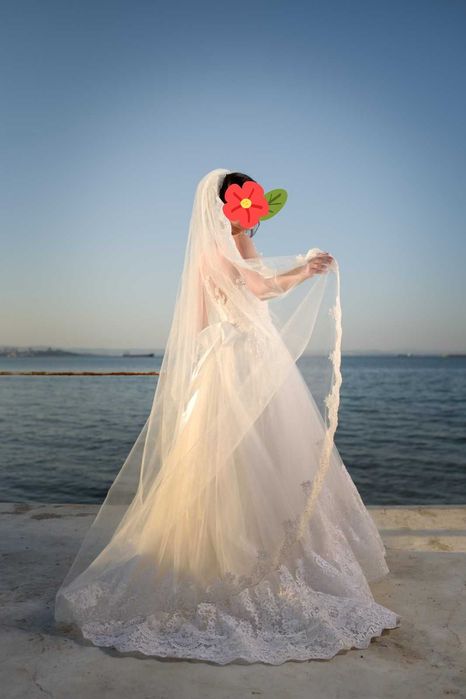 Нежна булчинска рокля