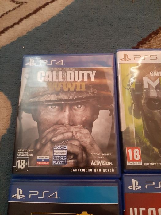 Продам игры на пс 4 пс 5
