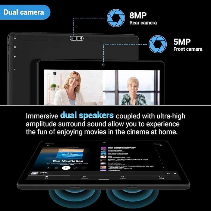 Tаблет FASTWD 10-инчов Android 14 36gb RAM 128GB ROM...