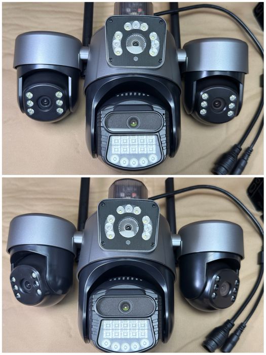 Тройна камера wifi LYLU 12 mpx последен модел 2026 icsee  camera kamera