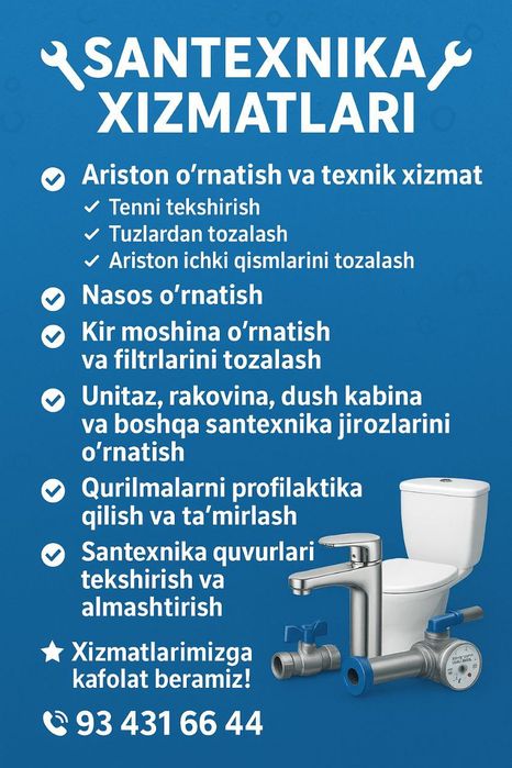 Santexnika xizmatlari