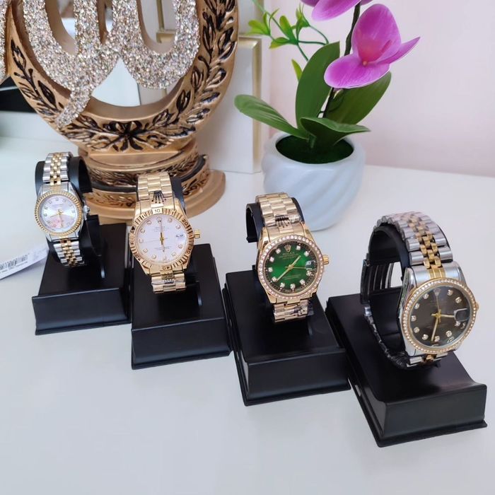 Rolex женский часы металлический ремешок