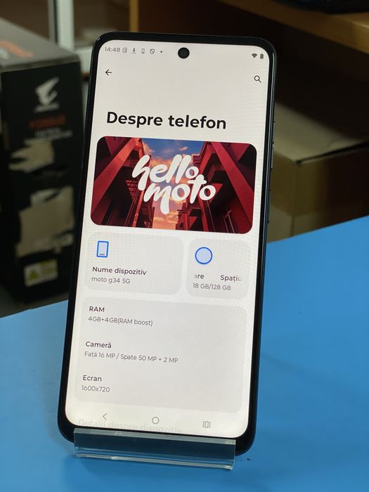 Moto G34 5G 128GB, Garantie 12 luni | Lensun