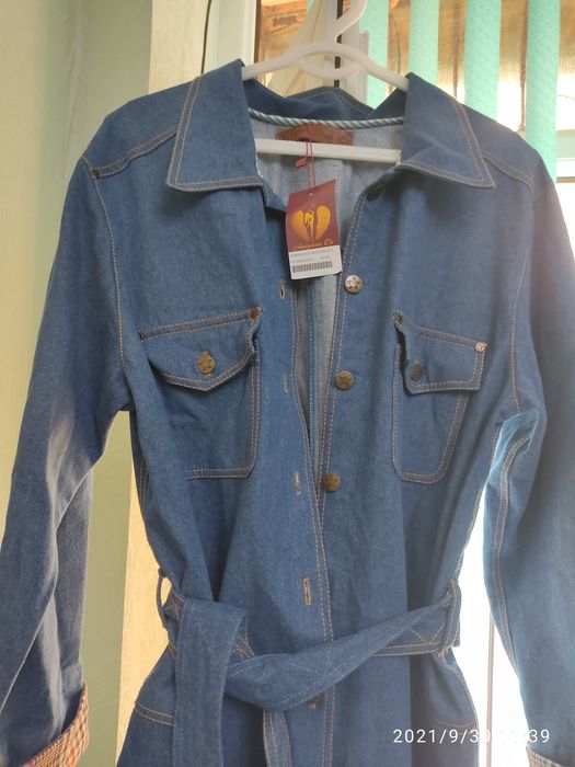 Комбез джинсовый