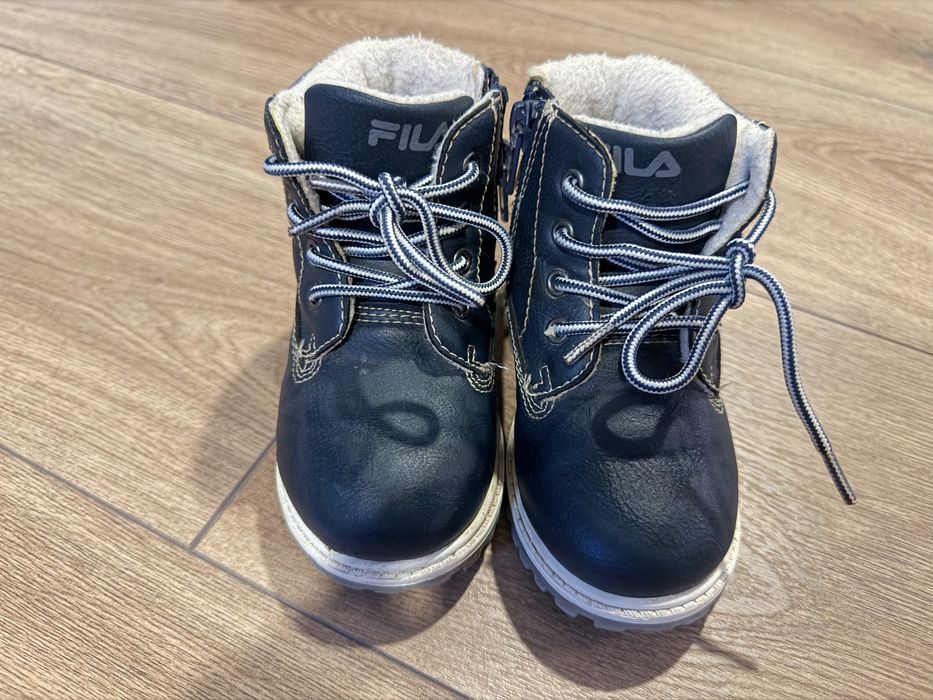 Детски боти кожени Fila