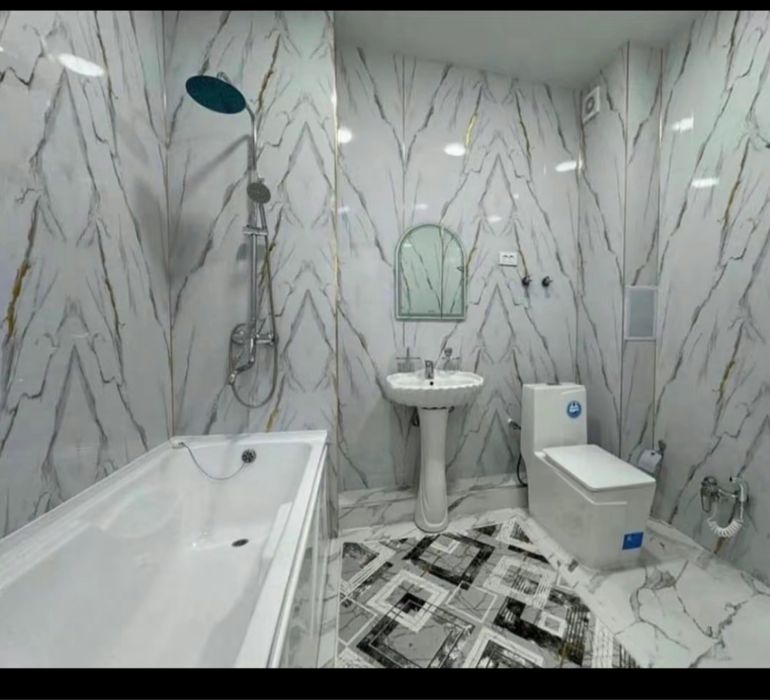 Бамбук Панель Гибкий Мрамо  Мдф панель