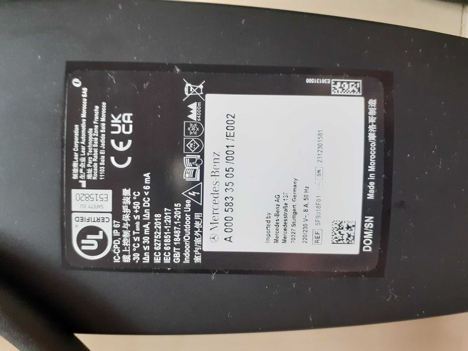 Statie incarcare portabila,incarcator masini electrice,hibrid MERCEDES