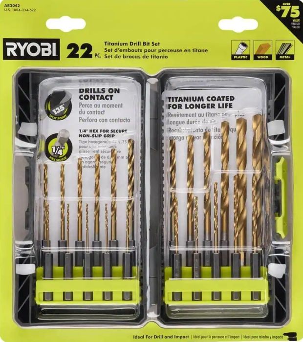 Сверло с титановым покрытием