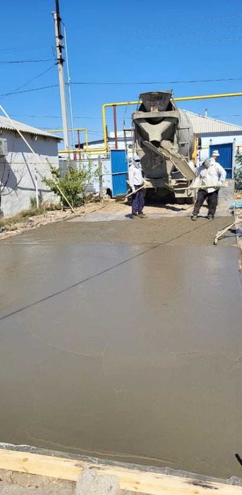 Бетонная заливка полов