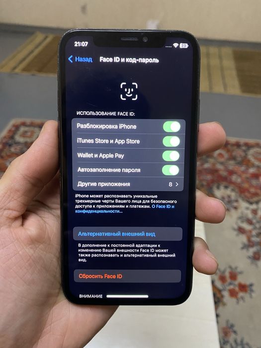 Iphone x 256gb space gray