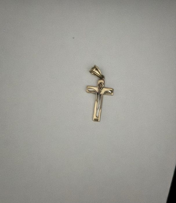 Lant si cruce aur 14k
