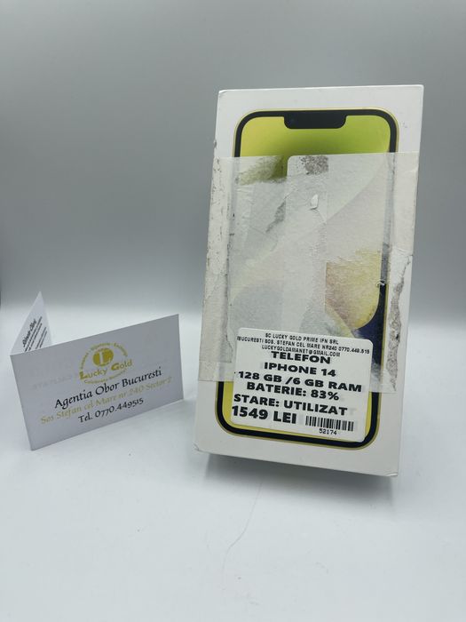 Iphone 14 128GB / 83% Bat FACTURA/GARANTIE #52174