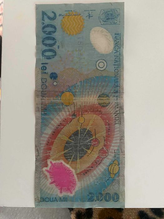 4 bancnote 20 lei cu eclipsa