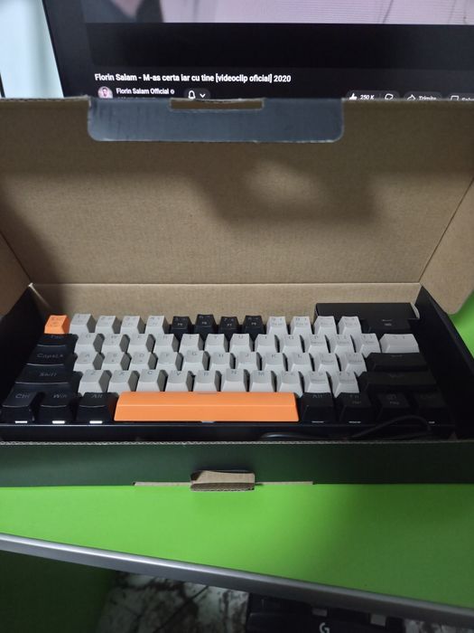 Tastatura Gaming Redragon Draconic Pro Black Mecanica Brown Switch nou