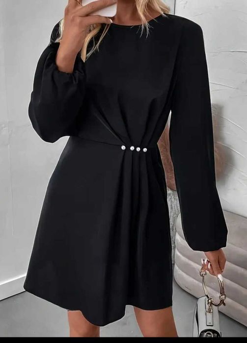 Официална рокля с дълъг ръкав