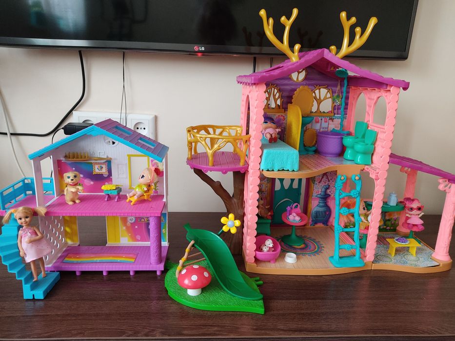 кукольные домики и горка