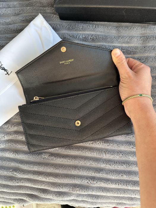 Portofel piele YSL Yves Saint Laurant NOU cadou perfect Craciun