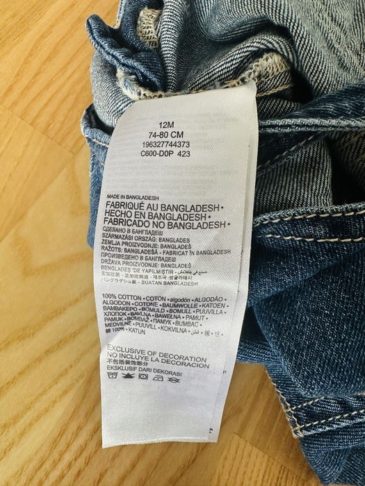 Дънков гащеризон Levis 74-80cm 12 месеца