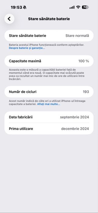 Iphone  16 Pro Max, Black Titanium, 256 GB, pachet complet, impecabil.
