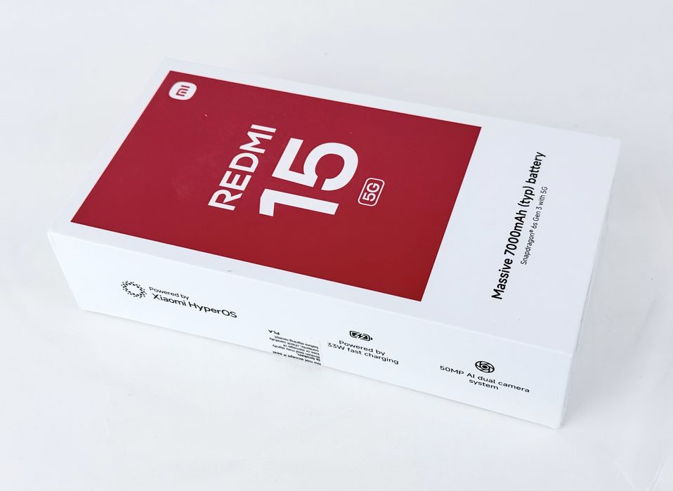 НОВ! Xiaomi Redmi 15 5G 256GB 8RAM Ripple Green 2г. Гаранция!