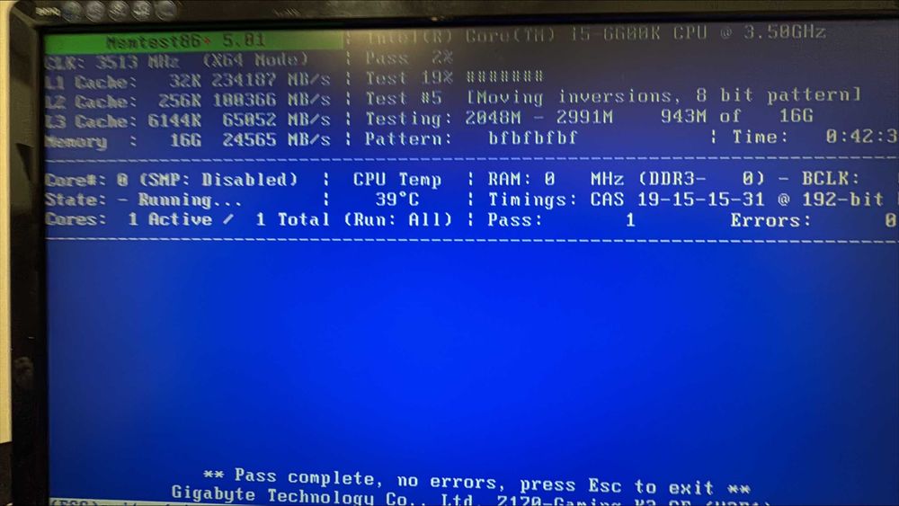 Kit Intel i5-6600k 3.9GHz + Gigabyte Z170-Gaming K3 + 16GB DDR4