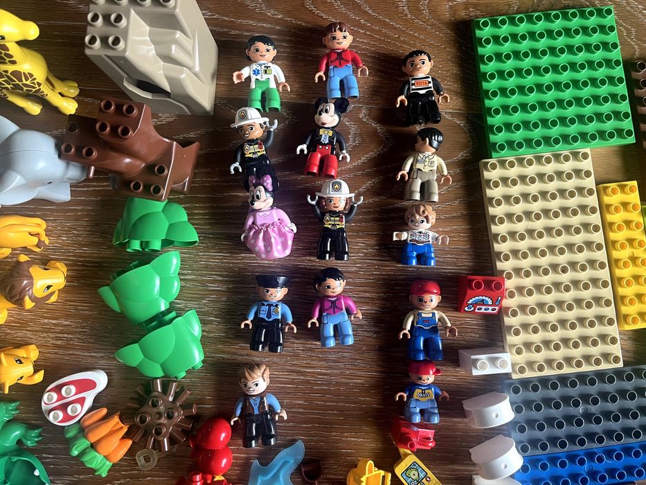 LEGO DUPLO – 2,5+ кг, Jurassic, ферма, пожарна, зоопарк, Мини Маус